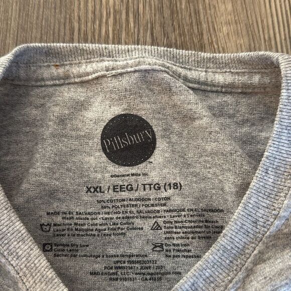 Kids gray Pillsbury doughboy got cookies, graphic tee - Picture 2 of 3